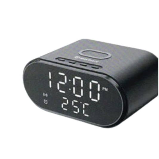 Maxguard 15W 2 IN 1 Alarm Clock & Wireless Charger