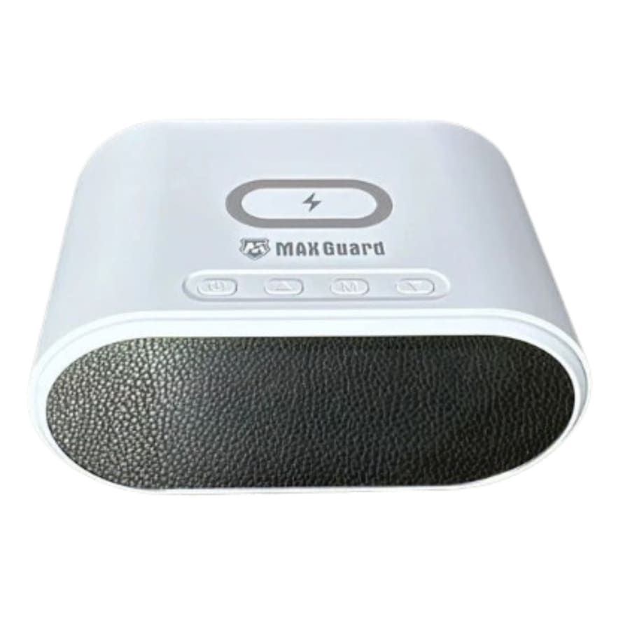 Maxguard 15W 2 IN 1 Alarm Clock & Wireless Charger