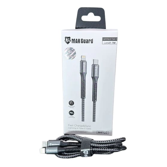Maxguard 1m 20W Type-C to Lightning cable M41LC