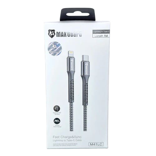 Maxguard 1m 20W Type-C to Lightning cable M41LC