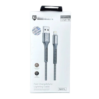 Maxguard 1m USB-A to Lightning cable M41L