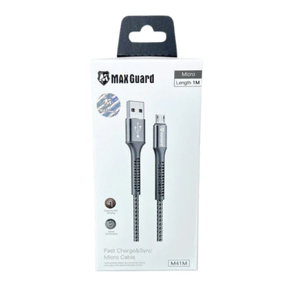 Maxguard 1m USB-A to Micro cable M41M