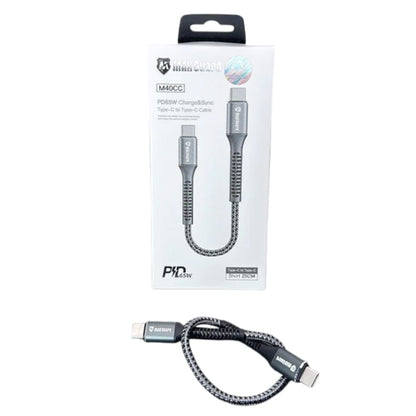 Maxguard 25cm 65W Type-C to C cable M40CC