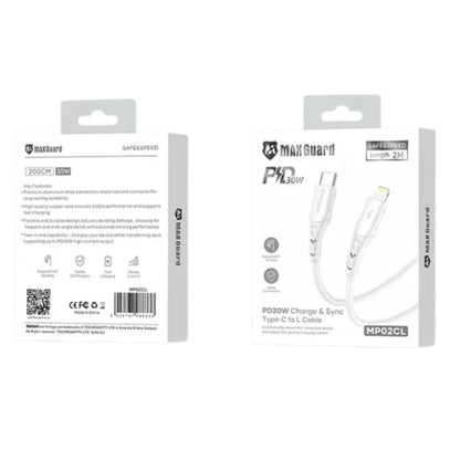 Maxguard 2m 30W Type-C to Lightning Cable MP02CL