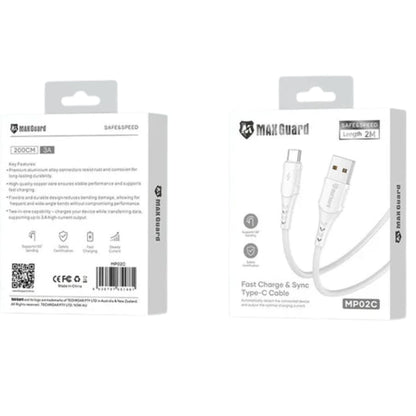 Maxguard 2m USB-A to C Cable MP02C