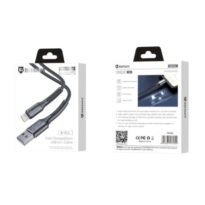 Maxguard 2m USB-A to Lightning cable M42L