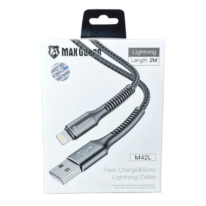 Maxguard 2m USB-A to Lightning cable M42L