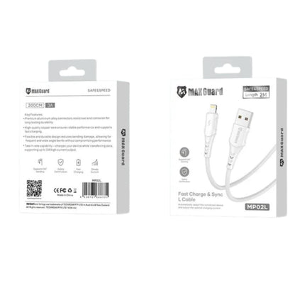 Maxguard 2m USB-A to Lightning Cable MP02L