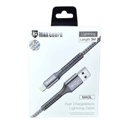 Maxguard 3m USB-A to Lightning cable M43L