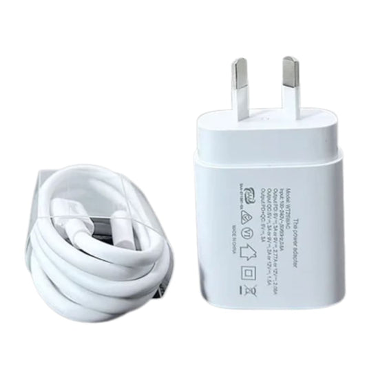 Maxguard PD 25W wall charger with Type-C to C combo WT25WAC/CC
