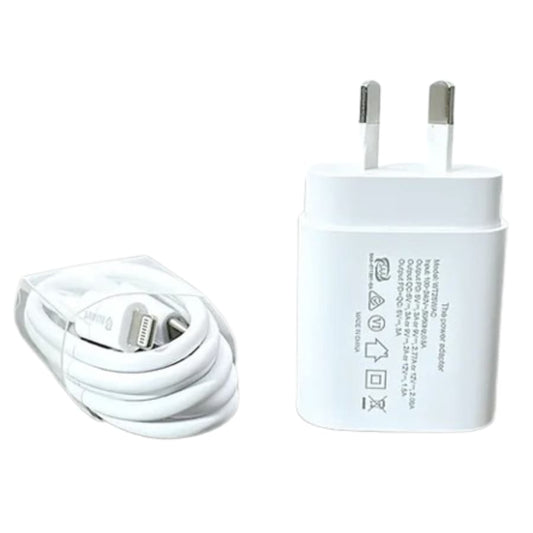 Maxguard PD 25W wall charger with Type-C to Lightning combo WT25WAC/CL