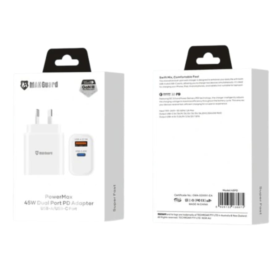 Maxguard PD 45W wall charger 45PD
