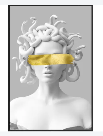 Medusa Canvas Wall Art at online8 furniture store Auckland