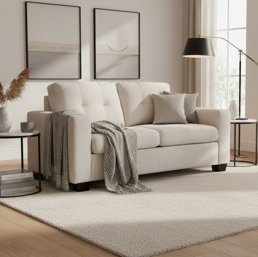 Melody 2 Seat Sofabed - Beige