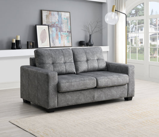 Melody 2 Seat Sofabed - Grey at online8 furniture store Auckland