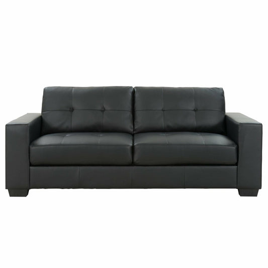 Metro 3 Seat Sofa - Black at online8 furniture store Auckland