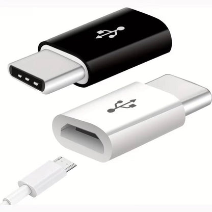 Micro USB to Type C Adapter (White)