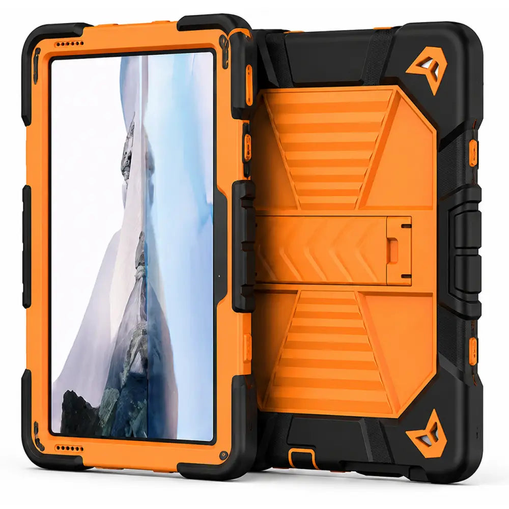 Microsoft Surface Go 3 (10.5 Inch) Rugged Shockproof Case with Kickstand (Orange)
