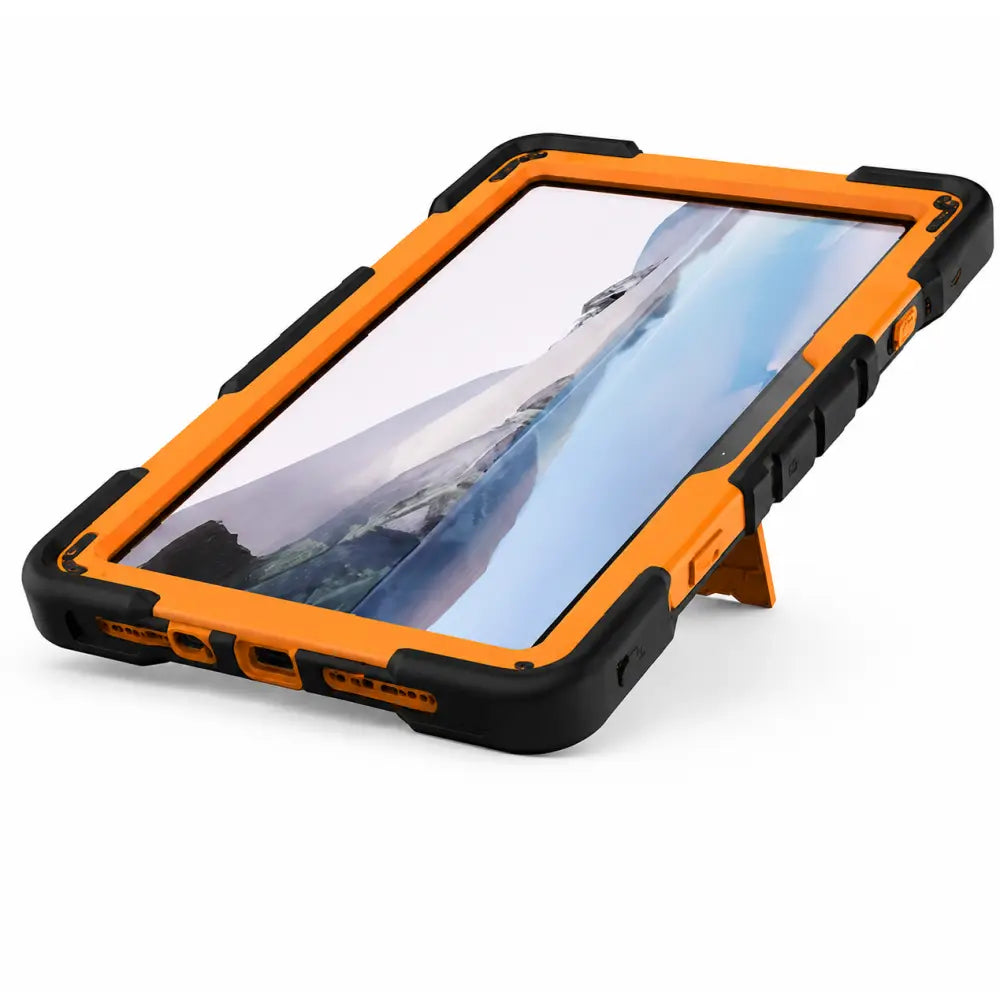 Microsoft Surface Go 3 (10.5 Inch) Rugged Shockproof Case with Kickstand (Orange)