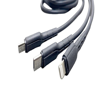 Mobigo 1.2m 3 In 1 Cable GO3TLM