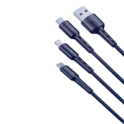 Mobigo 1.2m 3 In 1 Cable GO3TLM