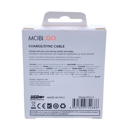 Mobigo 1m PD 20W Type-C to Lightning Cable 201LC/GO201TL