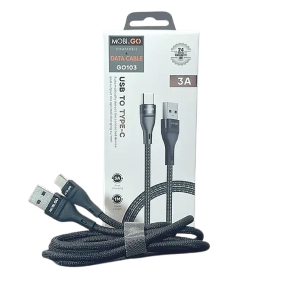 Mobigo 1m USB-A To C Cable G0103