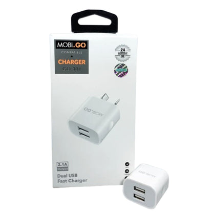 Mobigo 2.1A wall charger GO301