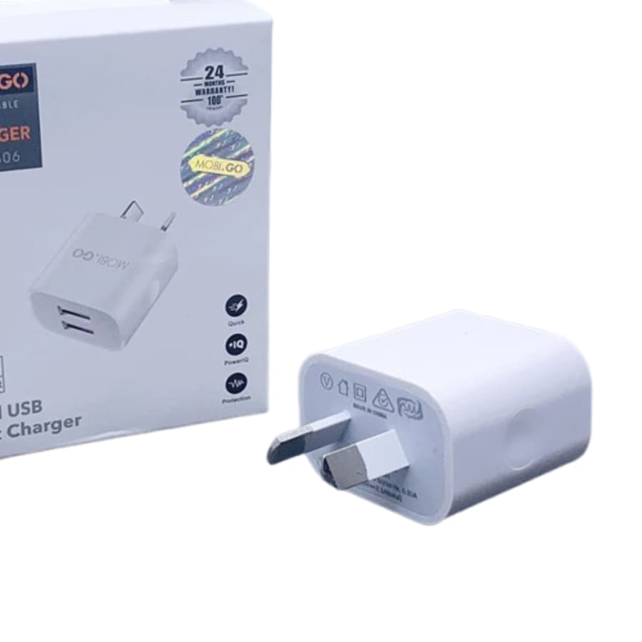 Mobigo 2.1A wall charger GO306