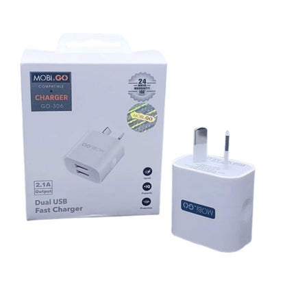 Mobigo 2.1A wall charger GO306