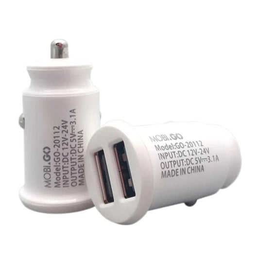 Mobigo 3.1A 2 USB car charger GO-20112