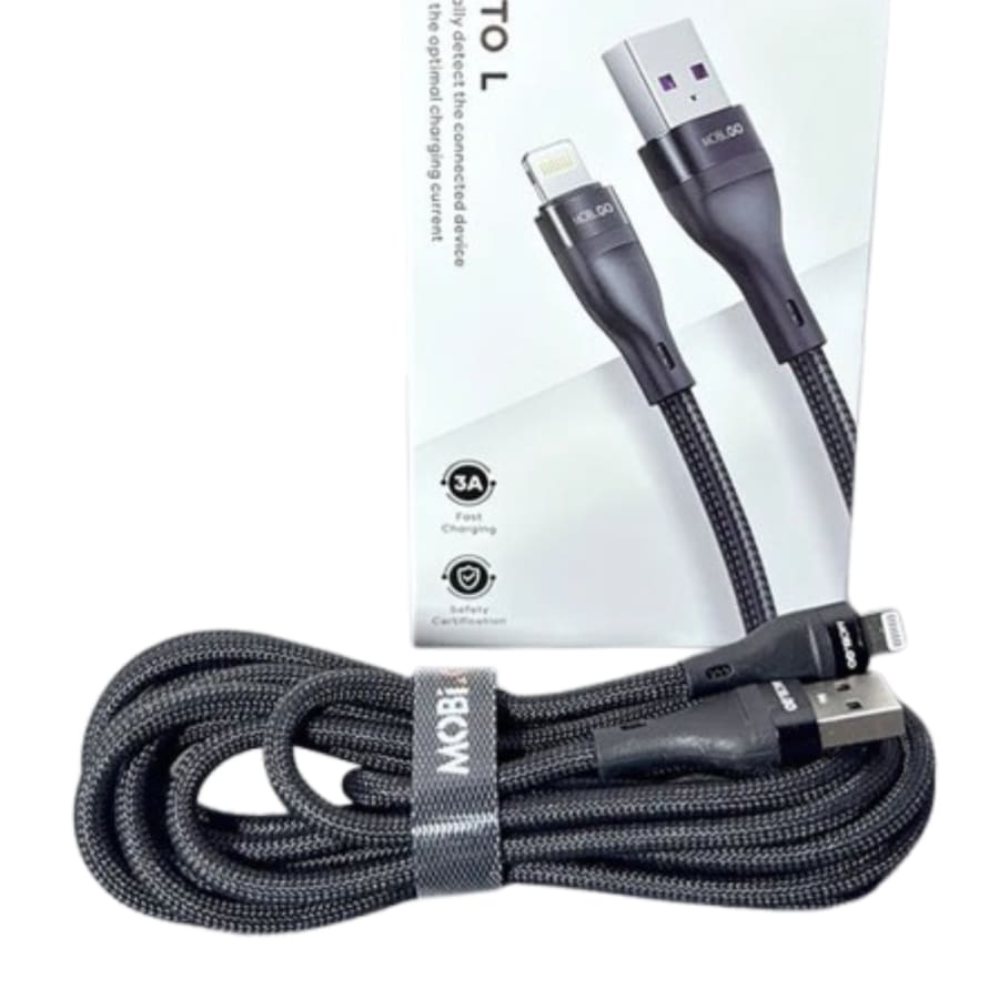 Mobigo 3m USB-A to Lightning cable GO108