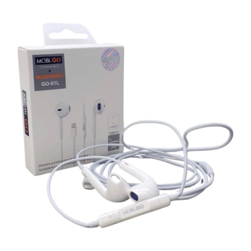 Mobigo GO-61L Earphones (extra bass) (Lightning Jack