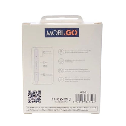 Mobigo GO-61L Earphones (extra bass) (Lightning Jack