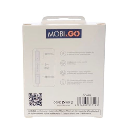 Mobigo GO-61L Earphones (extra bass) (Lightning Jack