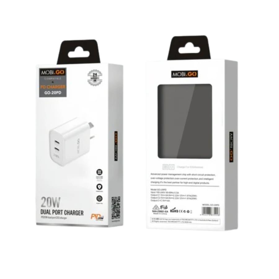 Mobigo PD 20W wall charger GO20PD