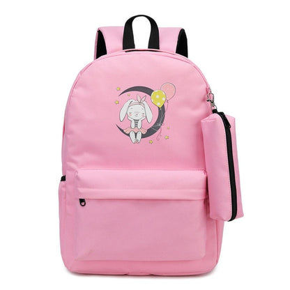 Pink Girls School Bags & Kids Backpack - Little Bunny