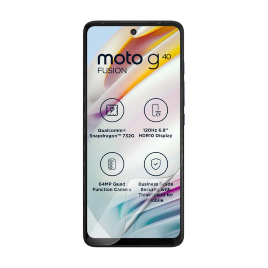 Hydrogel Screen Protector for Moto G40 Fusion (2021) (Pack of 2)
