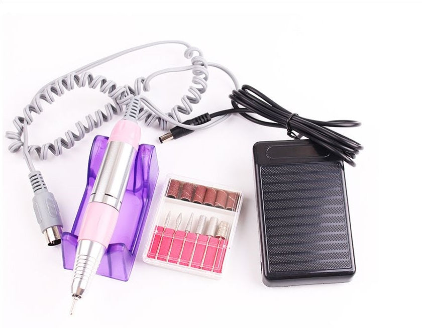 Nail Drill Kit Manicure Pedicure Art Machine Polisher File