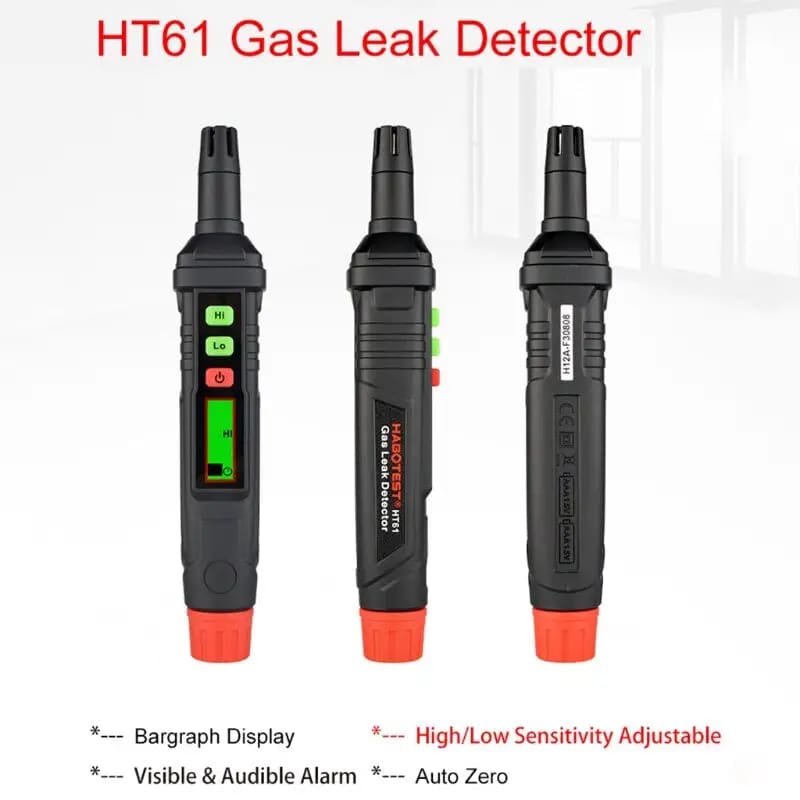 Natural & Combustible Gas Leak Detector – Pen Type With Audio & visual Alarm