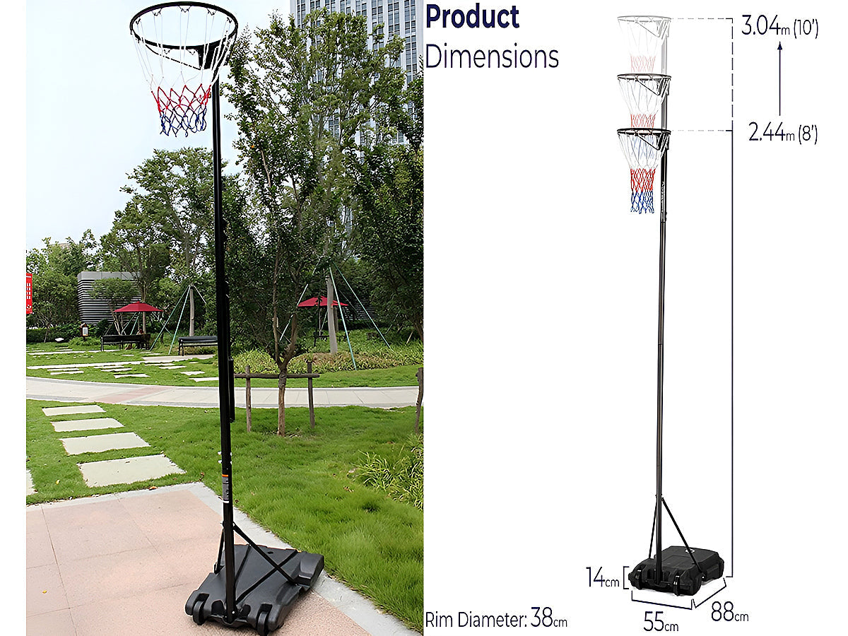 NetBall Hoop and Netball Stand Set