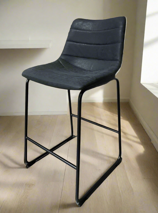 Nevada Barstool - Black at online8 furniture store Auckland