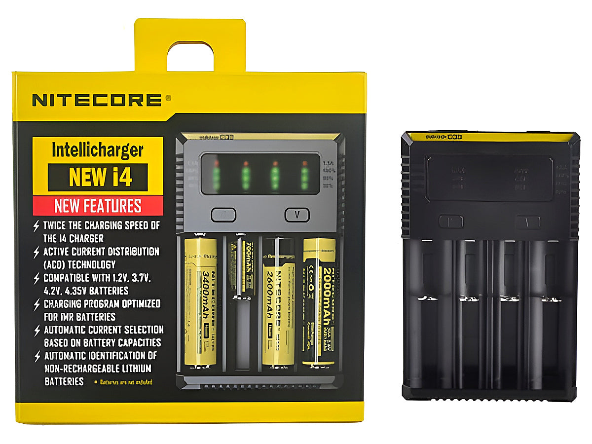 Nitecore Rechargeable battery charger i4