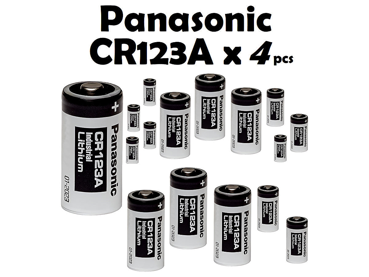 CR123A Panasonic batteries / CR123 4 Pcs