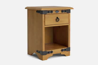 Nordic 1 Drawer Bedside Table - NZ Made at online8 furniture store Auckland