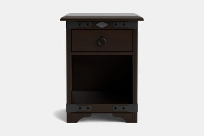 Nordic 1 Drawer Bedside Table - NZ Made at online8 furniture store Auckland