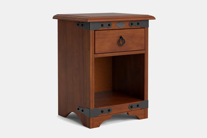 Nordic 1 Drawer Bedside Table - NZ Made at online8 furniture store Auckland