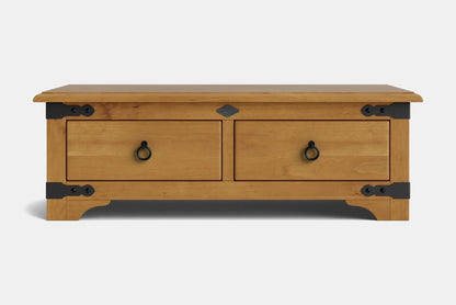 Nordic 2 Drawer Coffee Table - NZ Made at online8 furniture store Auckland