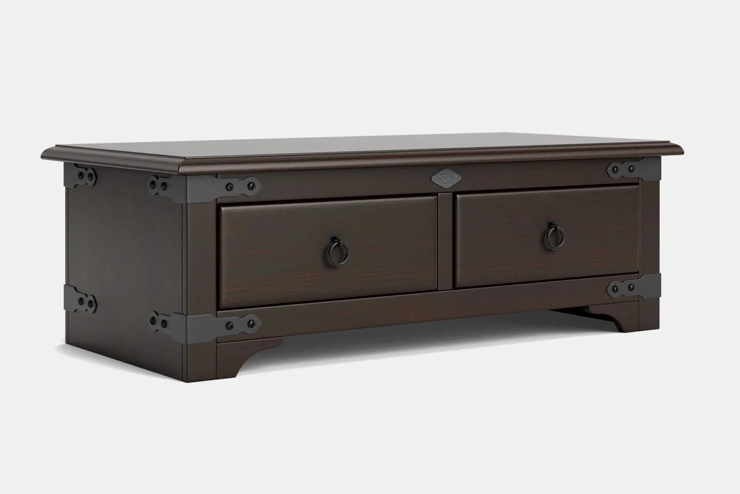 Nordic 2 Drawer Coffee Table - NZ Made at online8 furniture store Auckland