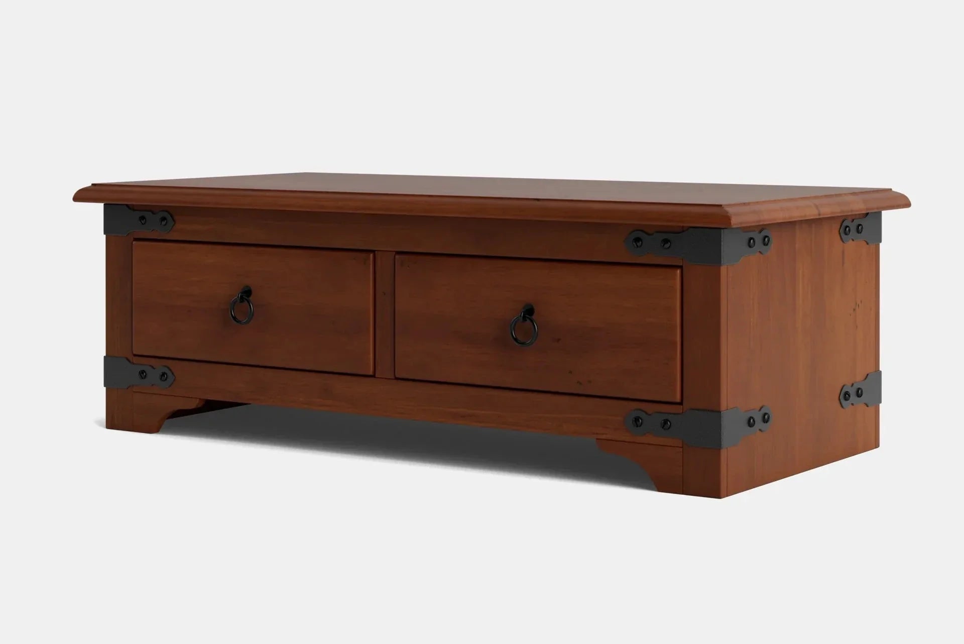 Nordic 2 Drawer Coffee Table - NZ Made at online8 furniture store Auckland